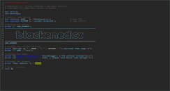 Desktop Screenshot of blackened.cz