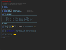 Tablet Screenshot of blackened.cz